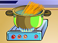 Atun spaghetti Cooking online jolasteko