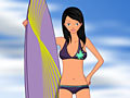 Surfer Girl Dress Up online jolasteko