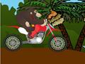 King Kong motozikleta batean online jolasteko